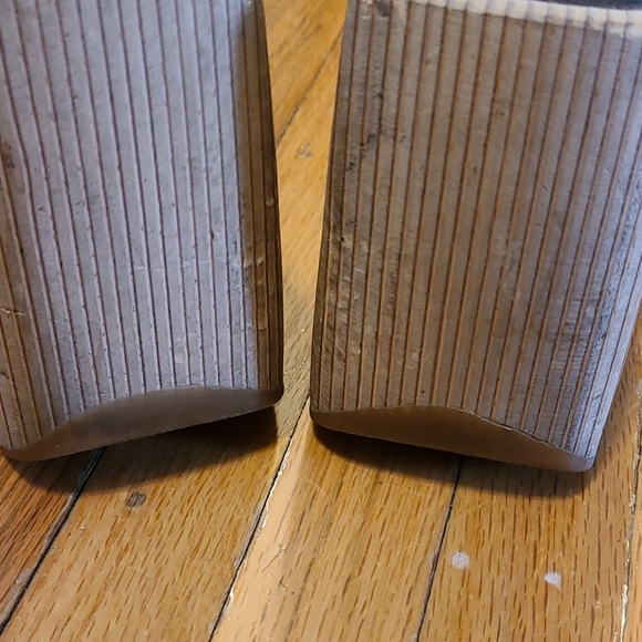 Retro wooden heel shoes - Picture 4 of 4